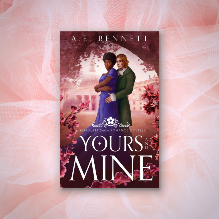 yours and mine by ae bennett cover graphic